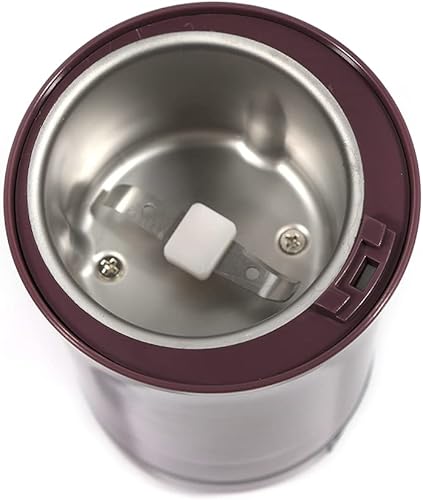 Miniatura 6 de Molinillo de café eléctrico, molienda rápida de cuchillas para granos de café, especias, nueces de hierbas, granos, control de un solo toque, hoja