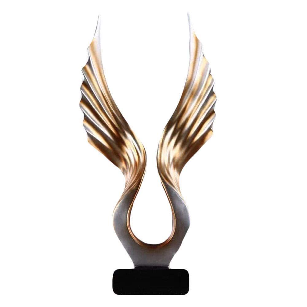 Statue d'art moderne aigle en résine de qualité supérieure pour collectionneur