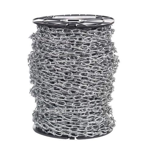 No.1 Double Loop Carbon Steel Chain - 0.13 in. Dia. x 250 ft.