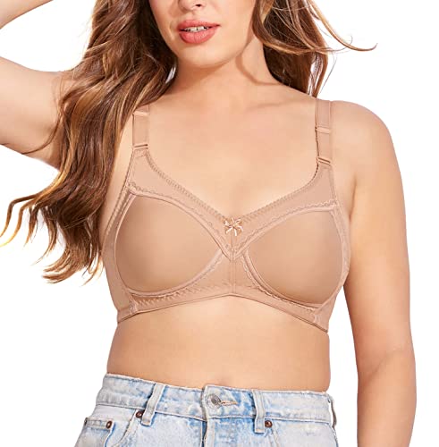 Image of Womens Seamless Padded Bra | Non Wired | Detachable Straps | Everyday Comfort | Full Coverage
