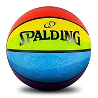 Spalding Rainbow Outdoor Basketball, Size 7