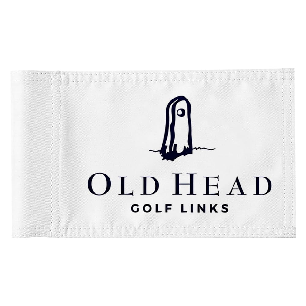 2BUT Old Head Golf Links Golf Pin PGA Flag Practic Putting Green Golf Flag For Backyard Garden Double-Sewn 600D Nylon Miniature Pin Flag Regulation