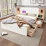 Confort et stabilité optimisés : Les lattes spécialement conçues, plus larges et plus épaisses, assurent un soutien stable et confortable. Le design encastré empêche le déplacement du matelas tandis que l'espace entre les lattes favorise la circulation de l'air pour un sommeil plus sain.