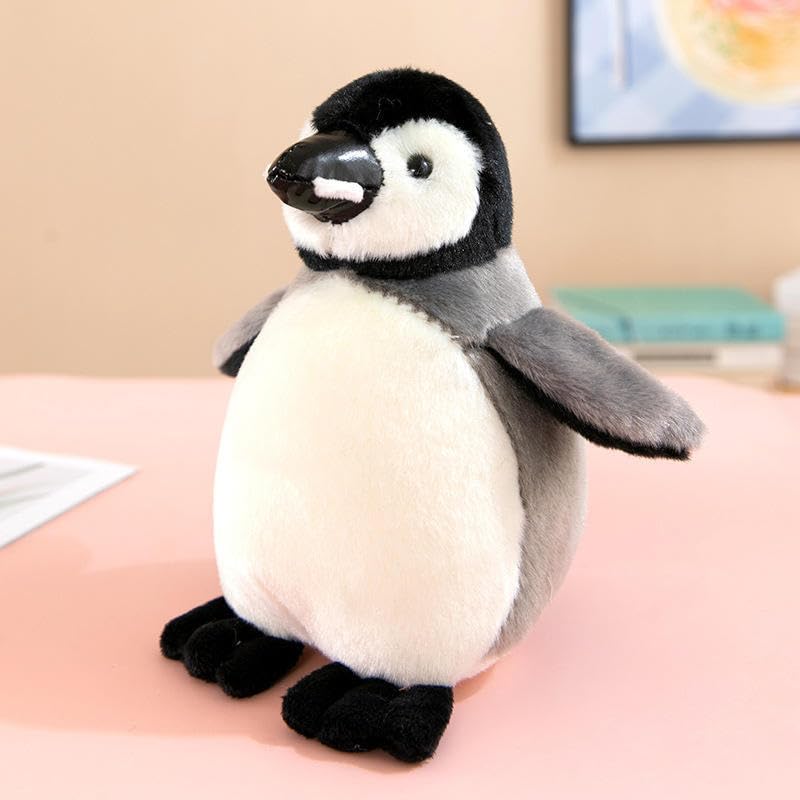 Image of Penguin Soft Toy - 20 cm | Cute Stuffed Penguin Teddy Bear for Kids | Soft & Huggable Animal Toy for Baby Boys & Girls | Birthday Gift