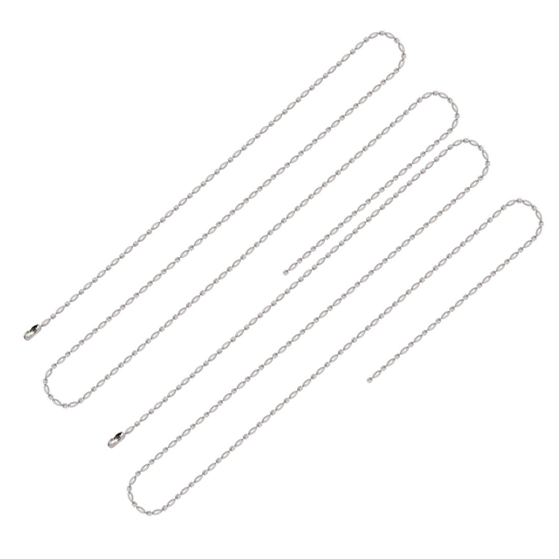 Aexit Stainless Steel Lighting fixtures and controls Bead Ball Chains Keychain 2.4mm Diameter 31