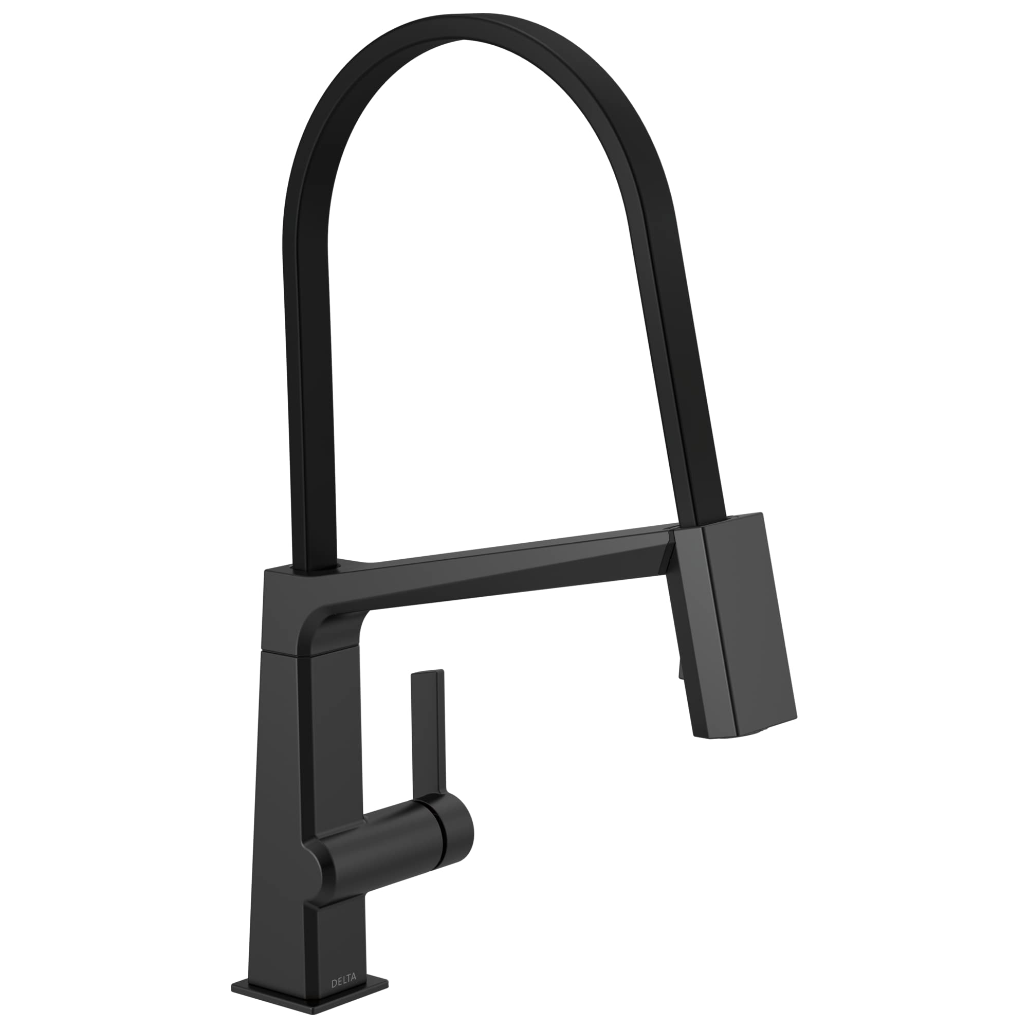 Delta Faucet Pivotal Pull Down Kitchen Faucet Black,Black Kitchen