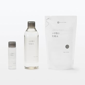 Amazon | MUJI 無印良品 ふき取り化粧水 (詰替用) 270mL 83451332