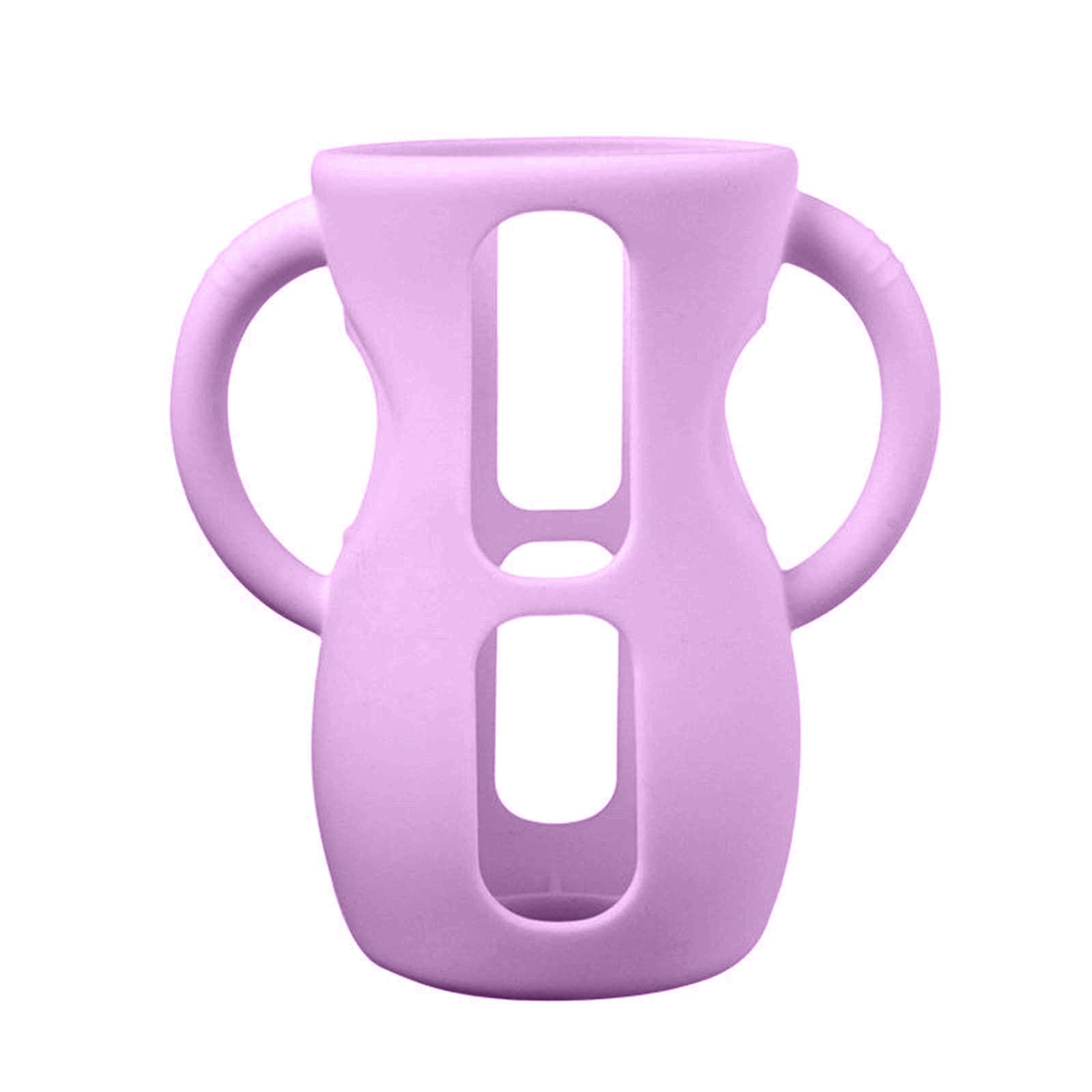Flexible Bottle Holder Silicone Covers for Glass Baby Protections Covers Shockproof Sleeve Easy Clean Shockproof Baby Holder