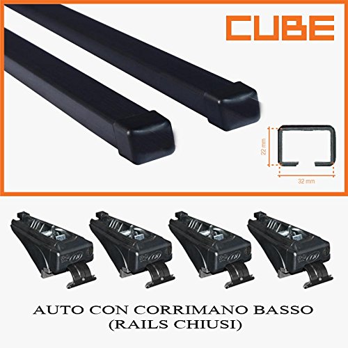 PORTATUTTO COMPATIBILE CON ASTRA J SW DAL 2011 AL 2015 5P RAILS CHIUSI IN ACCIAIO NERA PIU COPPIA MOLLE FERMABAGAGLI