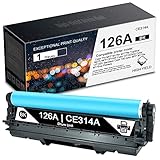 1-Pack Black Compatible Remanufactured 126A | CE314A Drum Unit Replacement for HP Color Pro MFP...