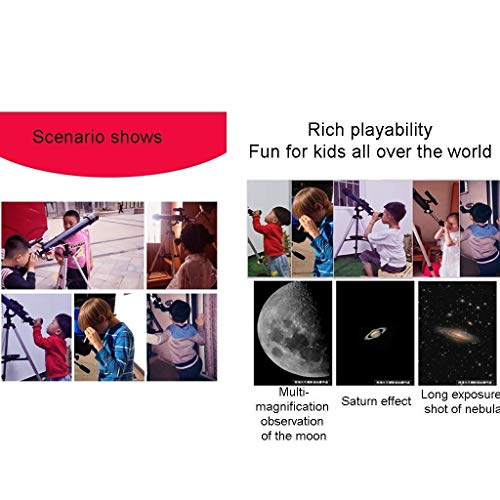 Teleskope für Astronomie Professionelle Stargazing Student Kids Telescope, 45 Grad, voll aufgerichteter Zenith-Spiegel… – Bild 5