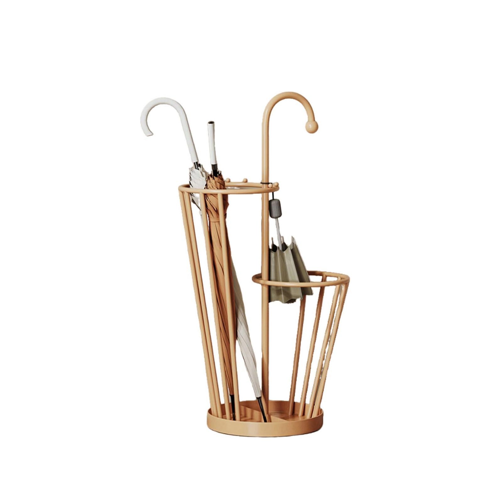 WXPGFEQ Freestanding Umbrella Stand Rack with Hook, Partitioned Storage for Office, Hotel, Hallway Entryway