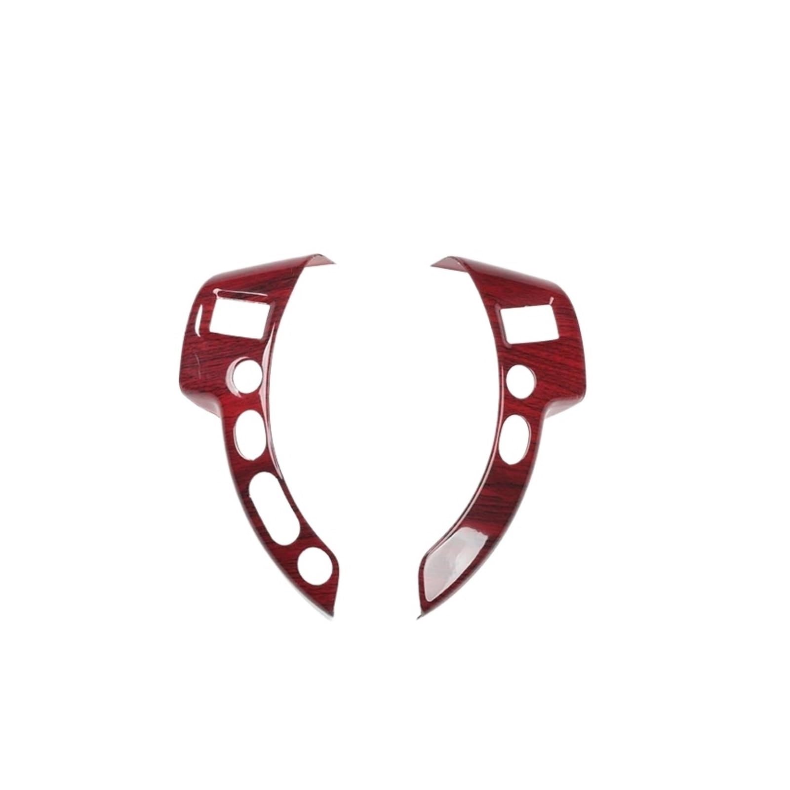QBKGMEWCA Central Control Panel and Air Vent Trim Stickers Compatible for Qashqai 2008-2015 Models Carbon Fiber Including RosewoodInterior Modifications(Type24 2pcs)