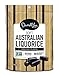 Darrell Lea Soft Australian Licorice, Non-GMO, No Palm Oil, Vegetarian Friendly, No High Fructose Corn Syrup, Soft & Chewy Licorice Candy, Made in Australia (Original Black, 7 Ounce (Pack of 1))