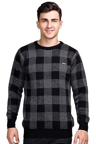 Image of GODFREY Full Sleeve Woolen Sweater for Man Winter Wear - Round Neck Pullover Regular Fit