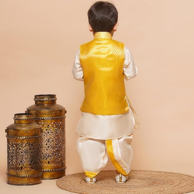Image of AJ DEZINES Boys Dhoti Kurta Set