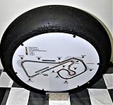  Sachsenring Rennstrecken Tisch Deko. aus der SBK, GP Motorsport Geschenk