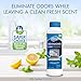 Glisten Dishwasher Cleaner, Removes Limescale, Rust, Buildup, and Grease, Lemon Scent, Made in the USA, 12 Ounce Bottle, 3-Pack