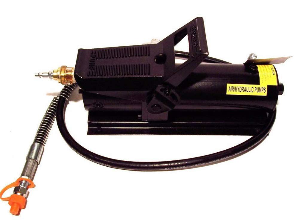 DBM IMPORTS 10,000 PSI 10 Ton Porta Power Hydraulic Air Foot Pump Control Lift 170PSI