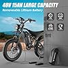 BIGNIU Electric Bike for Adults – 20" Fat Tire, Peak 1200W Motor, 48V 15A Battery, 7-Speed, Dual Disc Brakes for Off-Road and City Riding Electric Dirt Bike Ebike BG-S #2