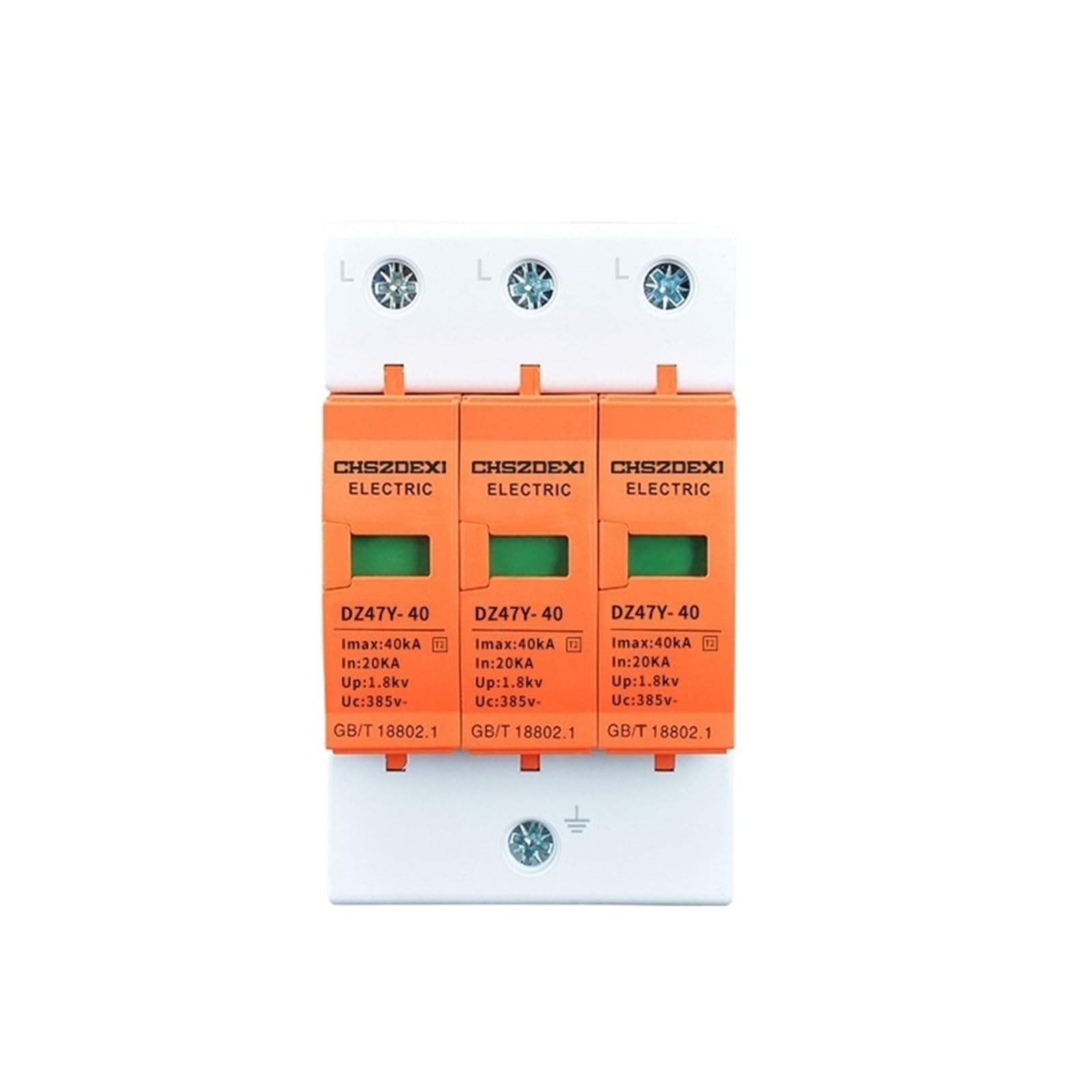 NVSFZGIYG Surge Lightning Protector 4P 2P3P Secondary Arrester Household Industry(3P-40KA)