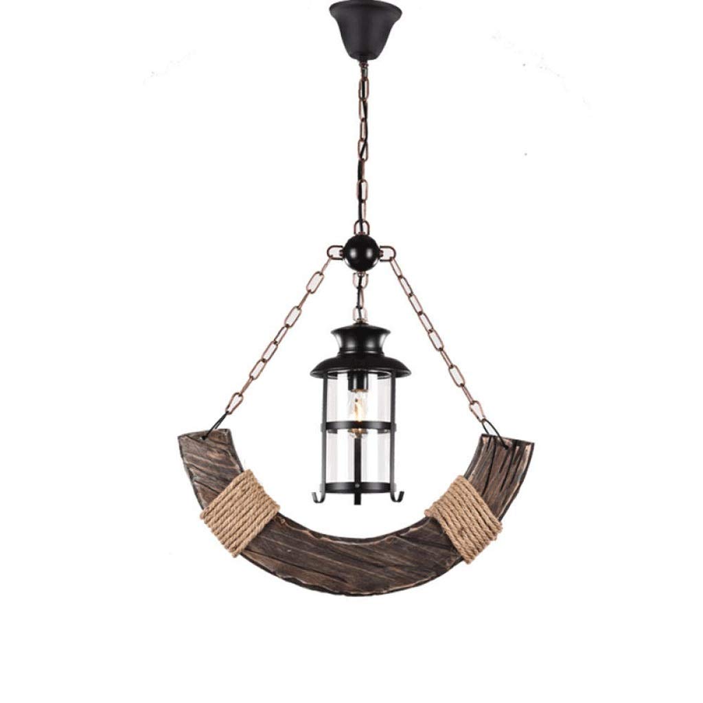 Lustre en bois rustique pour illuminer vos repas chaleureux en salle à manger