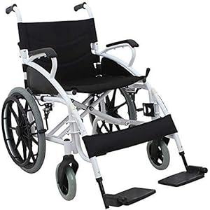 Kingxh Rolstoel Light Transport opvouwbare rolstoel draagbare reizen Chair Aluminium Prik Collision Carrying rolstoel