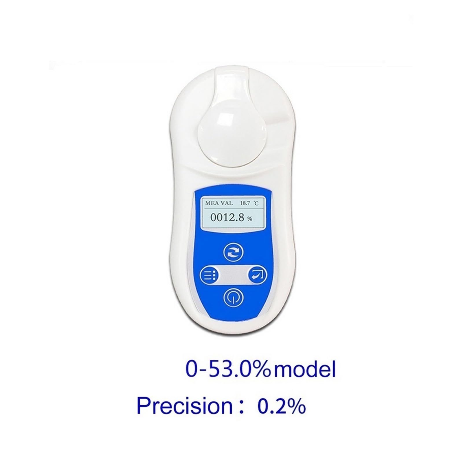 Refractómetro Digital De Índice Refracción Portátil For La Concentración Azúcar En El Vino, Probador Alta Precisión MedicióN De PrecisióN(PAL-102)