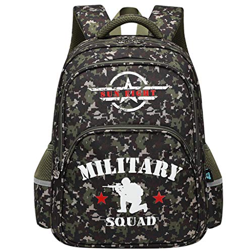 Mochila para Niños  Camuflaje Mochilas Escolares Juveniles  Primaria Gran Capacidad