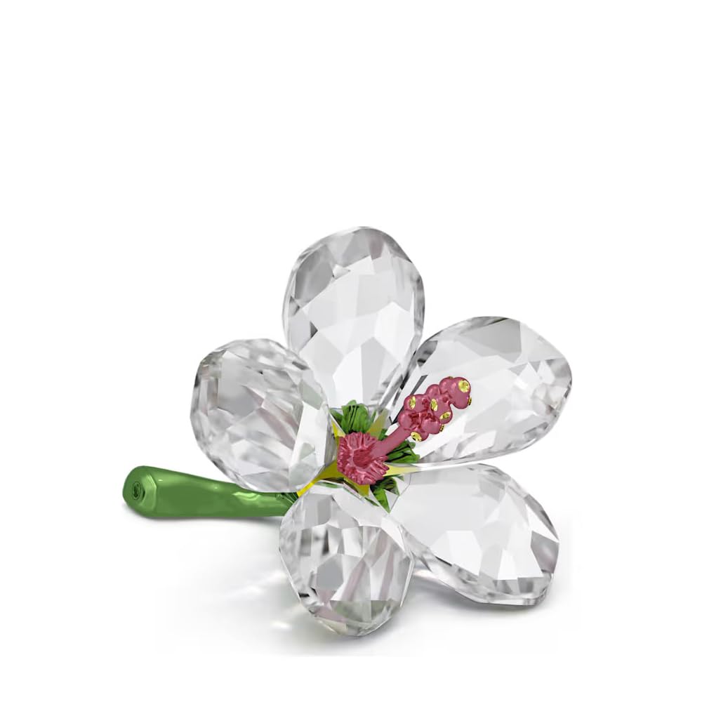Swarovski Red Florere Hibiscus Ornament 5690534 In