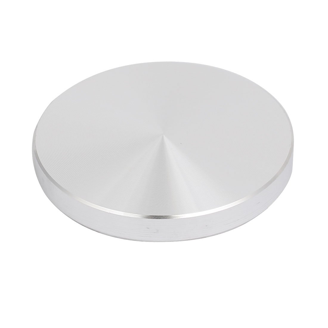 Uxcell Silver Sourcingmap 60Mm Diameter 8Mm Thickness M10 Thread Aluminum Disc Hardware For Glass Table
