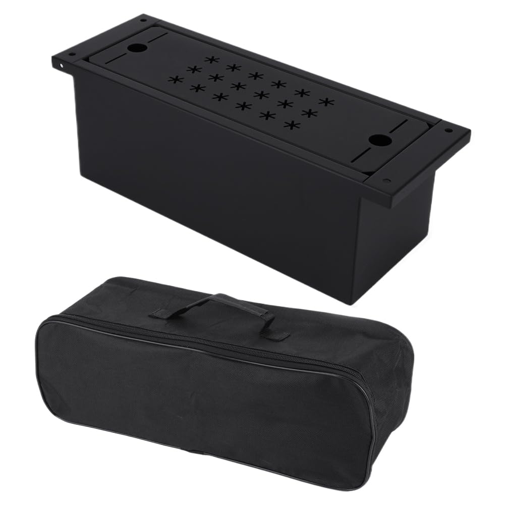 Fiorky Camping Table with Storage Box, IGT Table Storage Box with Storages Bag Camping Table Organizer Boxs