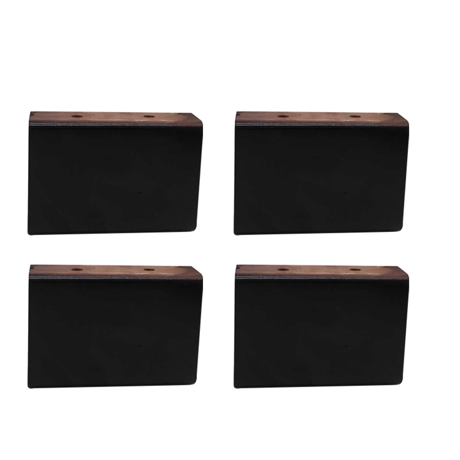 Juego de 4 elevadores de madera para sofá cama de 10 cm, patas de muebles en forma de L para sofá, tocador y mesa de repuesto, elegante, eleva la decoración de tu hogar