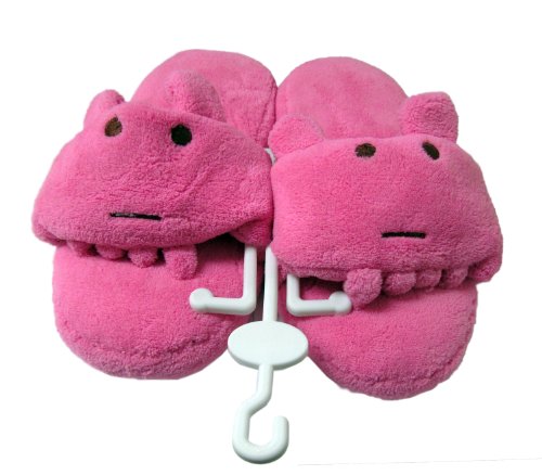 Cute Hot Pink Hippo Slipper with Toe Seperator (Very Relaxing)