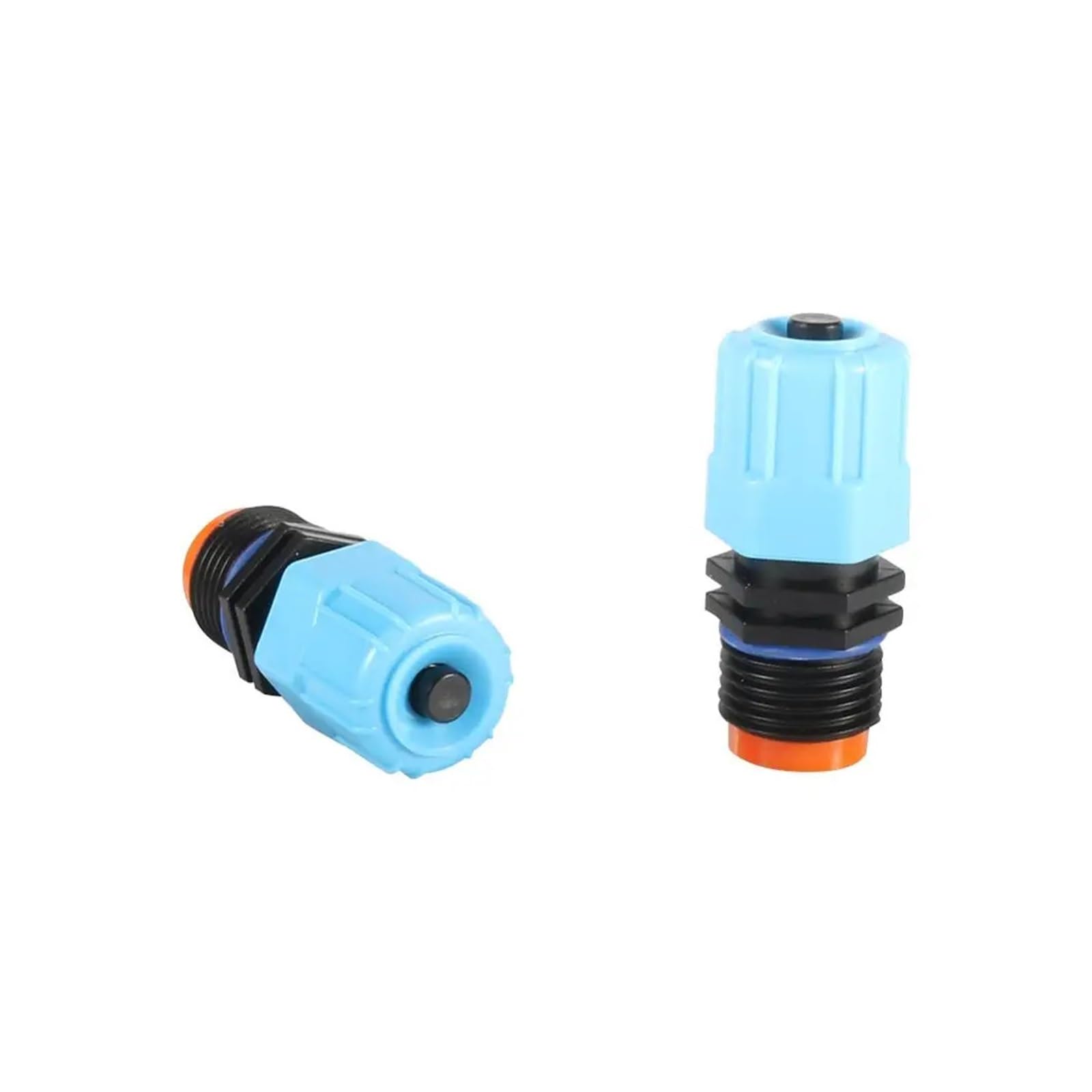 BNGDFDGH 5Pcs Blue Atomizing Nozzle 1/2" Male Thread Adjustable Sprinklers Garden Greenhouse Flowerbed Lawn Irrigation Watering Sprinkler