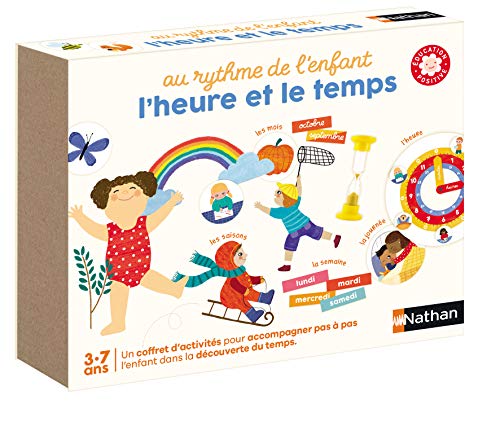 Nathan rythme l'heure et le temps : le cadeau d'eveil ideal des 3 ans