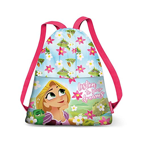 Karactermania Rapunzel Listen Strap Drawstring Bag  Small  Bolsa de Cuerdas para el Gimnasio