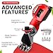 Sheep Shears Pro 110V 500W Professional Heavy Duty Electric Shearing Clippers with 6 Speed, 2 Blades, Shaving Fur Wool in Sheep, Goats, Cattle, Farm Livestock Pet, Grooming Carrying Case, Extra Blade