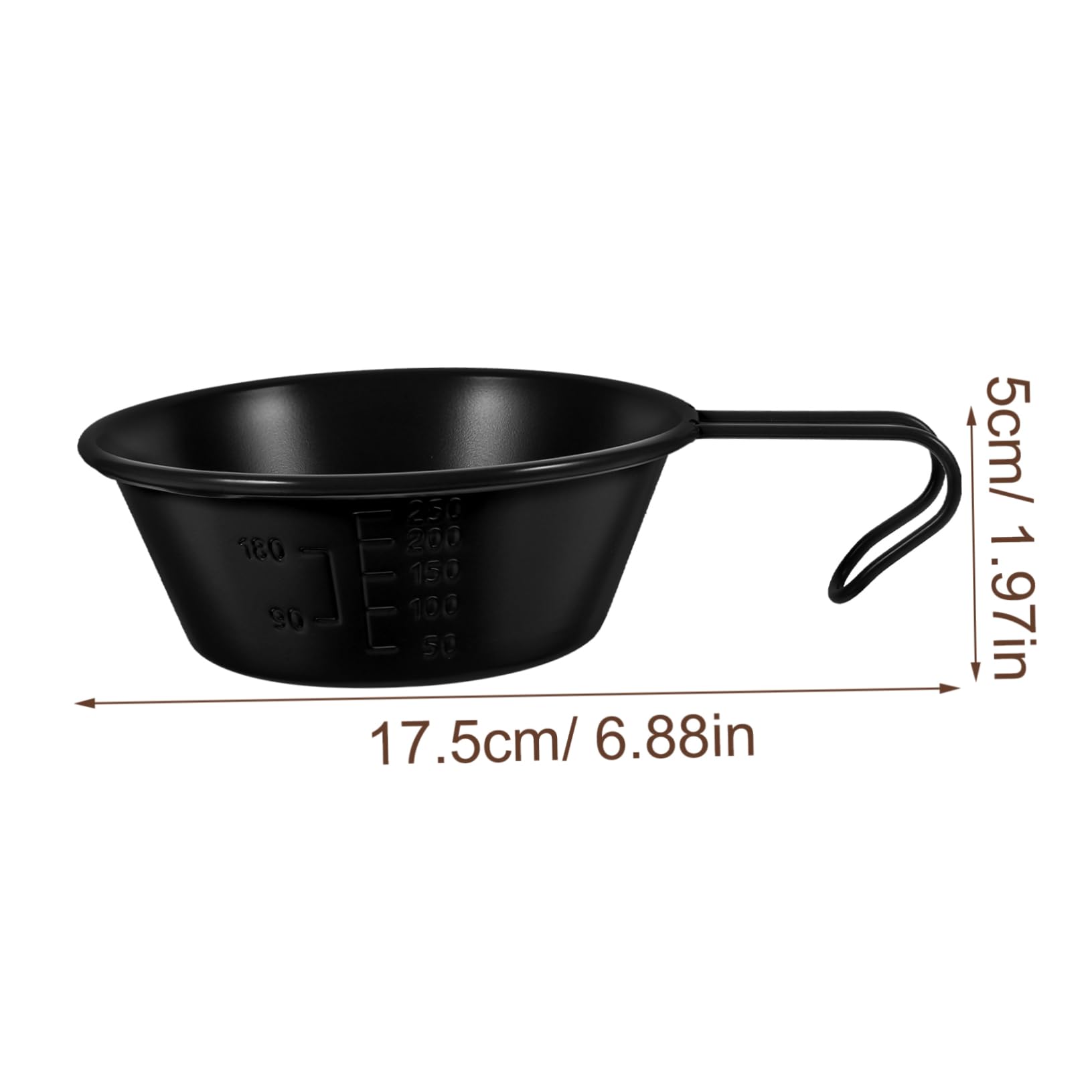 GALPADA Collapsible Camping Bowl Portable Stainless Steel Soup Bowl Handle for Outdoor Hiking Fishing Picnic