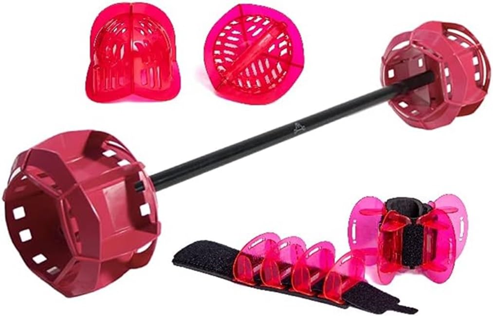 Women's Aquatic Exercise Equipment Bundle by Hydrorevolution | Aquatic Barbell | Aquatic Dumbbell | Water Resistance | Water-Based Training | Includes Ben Bruno Training Guide