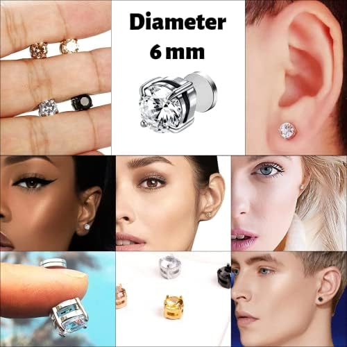 Metiz Lymphvity Magnetherapy Earrings, Amo'thea Lymphactive Mag Studs Non Piercing Magnetic Slimming Earrings