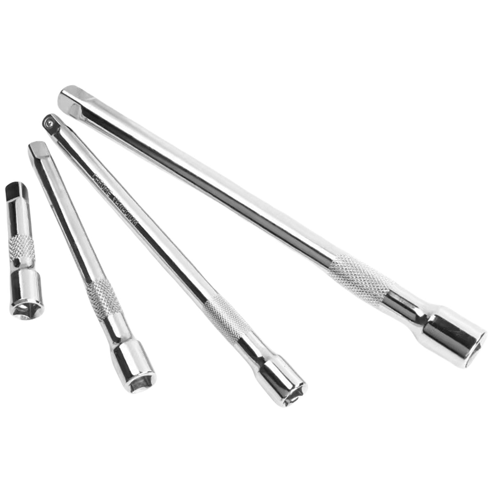 Crffz 4Pcs 1 / 4Inch Drives Extension Rod Set 3 / 8Inch Drives Socket Extension Set Joint Socket Adapter Rod Hand Tool