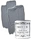 Möbelfarbe, auf Kreidebasis, Shabby-Chic-Stil, Pebble Grey/Grau, 1 Liter
