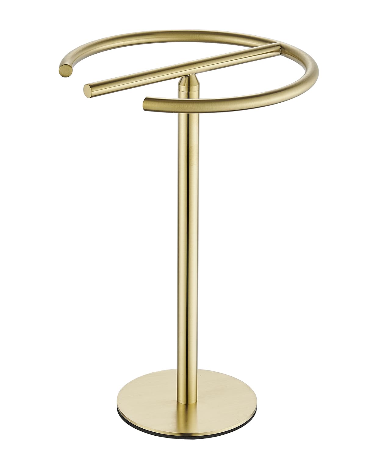 Hand Towel Holder Stand,13 Inch Free-Standing Towel Rack Brushed Gold, SUS304 Stainless Steel Towel Bar Rack Stand, Tower Bar for Bathroom Kitchen Vanity Countertop โ image 1