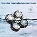 3 Pack Shaver Replacement Blades Compatible with Freedom Head Shaver,Head and Face Electric Razor Shaver Head