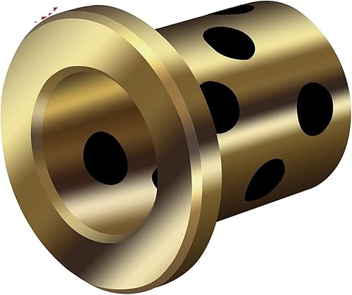 Inner Diameter75,80,90,100,120mm Flanged Oilless Graphite Brass Bushing Copper Bearing 1Pcs (Color : JFB, Size : 100x120x100-150x10)