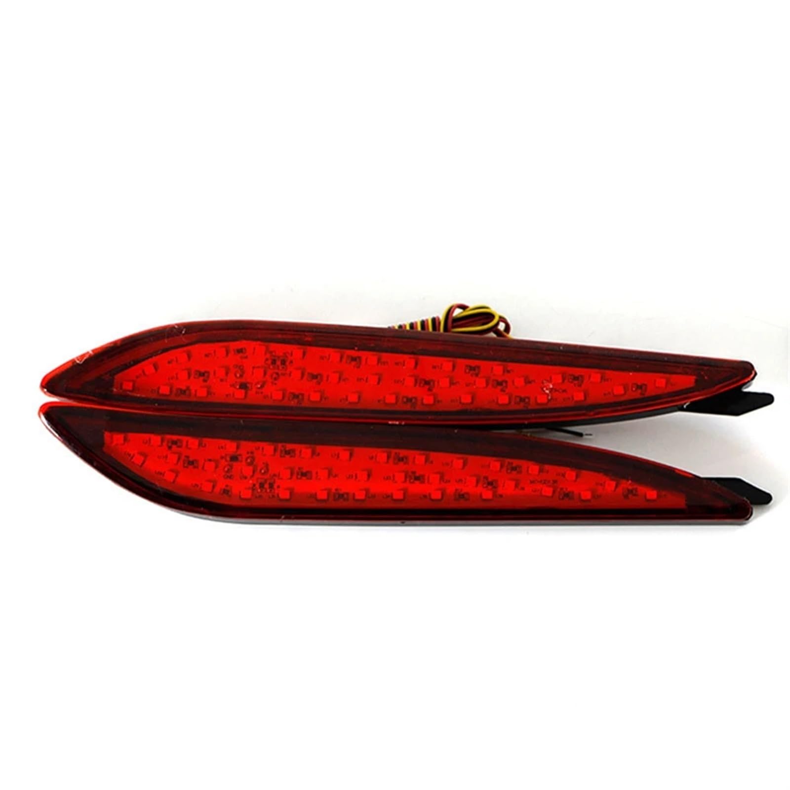MEIZIYU 1 Pair Car LED Rear Bumper Reflector Tail Light Fit For Hyundai Elantra 2012-2014 Signal Light Braking Running Light światła do jazdy dziennej do samochodów