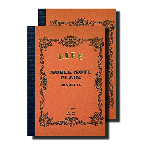 Cahier A7 uni Life Noble N48 anti-bavure pour stylo plume