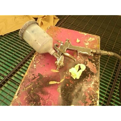 how to clean a spray gun