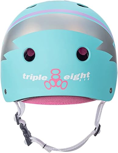 Vista 7 de Cascos Triple 8 Certified Sweatsave.r XS-S-M-L-XL Diferentes modelos Casco de skate y skate Tony Hawk Signature Negro Mate